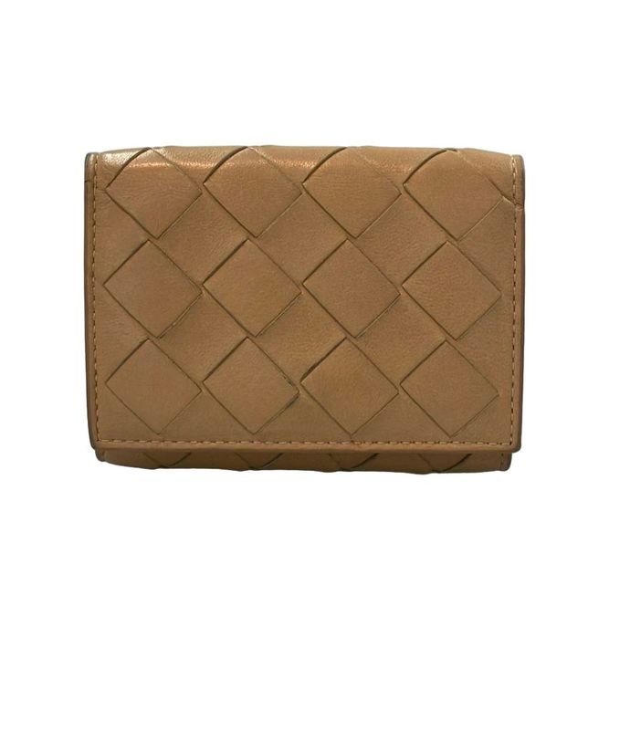 Bottega Veneta Trifold Wallet Intrecciato Women's Bottega Veneta
