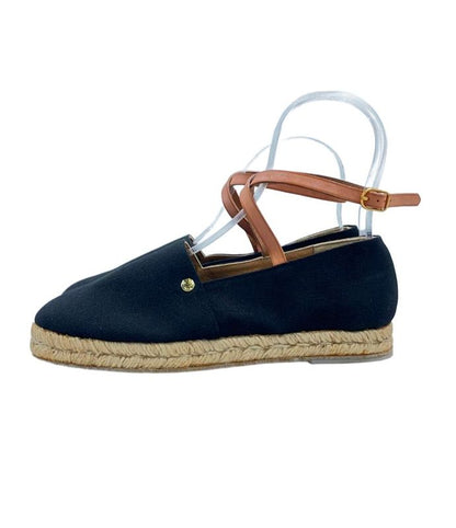 Hermes Flat Shoes Ankle Strap Espadrilles Women's SIZE 37 (24cm (9.45in)) Hermes