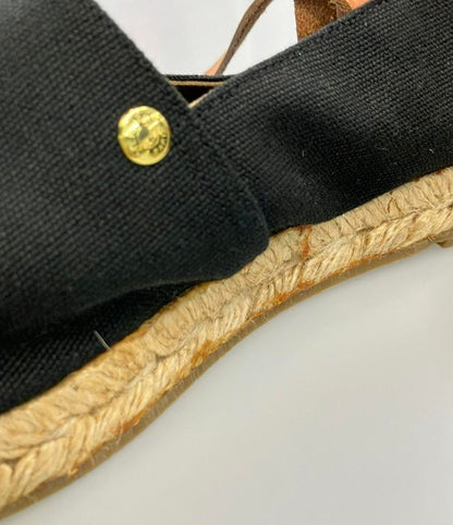 Hermes Flat Shoes Ankle Strap Espadrilles Women's SIZE 37 (24cm (9.45in)) Hermes