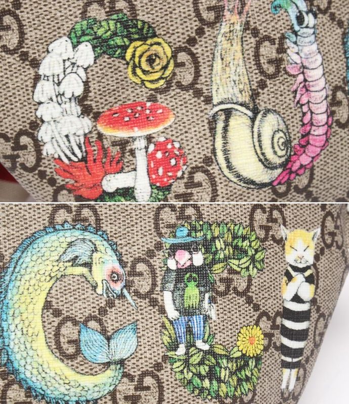 Gucci Waist Pouch Waist Bag Hip Bag GG Supreme Children X Yuko Higuchi 502095