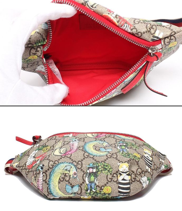 Gucci Waist Pouch Waist Bag Hip Bag GG Supreme Children X Yuko Higuchi 502095
