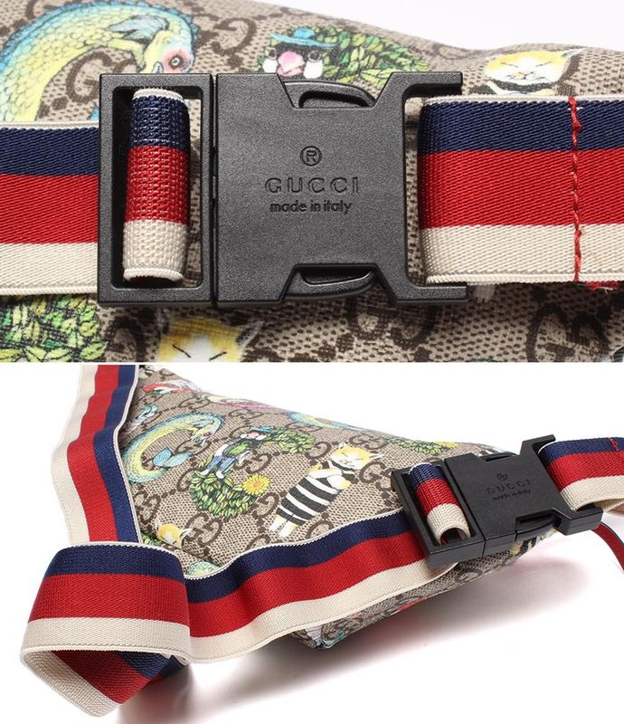 Gucci Waist Pouch Waist Bag Hip Bag GG Supreme Children X Yuko Higuchi 502095