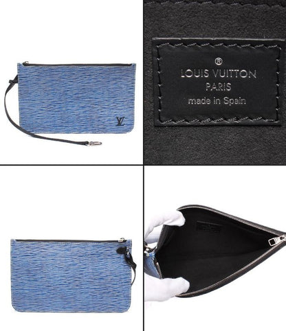 Louis Vuitton Tote Bag Shoulder Neverfull MM Epi Denim M51053 Women Men Louis