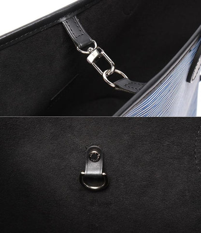 Louis Vuitton Tote Bag Shoulder Neverfull MM Epi Denim M51053 Women Men Louis