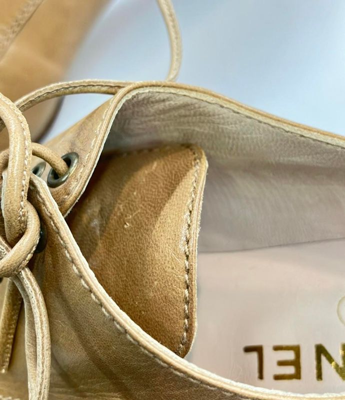 Chanel Loafers Bicolor Women's SIZE 36 1 2 (23.5cm (9.25in)) Chanel