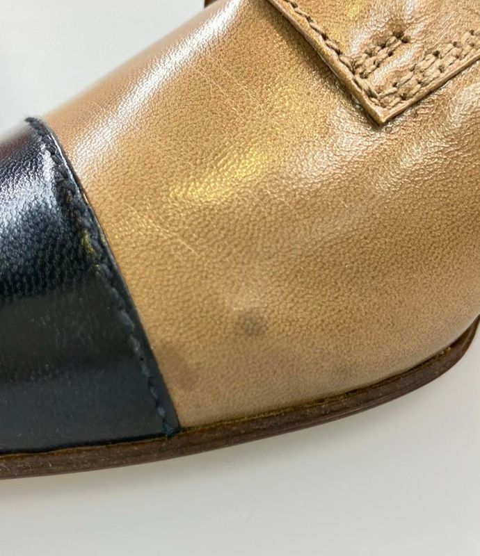 Chanel Loafers Bicolor Women's SIZE 36 1 2 (23.5cm (9.25in)) Chanel