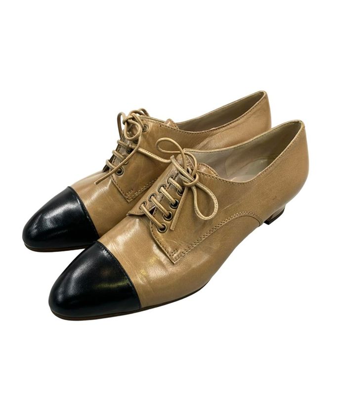 Chanel Loafers Bicolor Women's SIZE 36 1 2 (23.5cm (9.25in)) Chanel