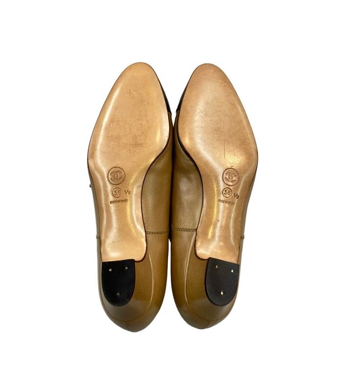 Chanel Loafers Bicolor Women's SIZE 36 1 2 (23.5cm (9.25in)) Chanel