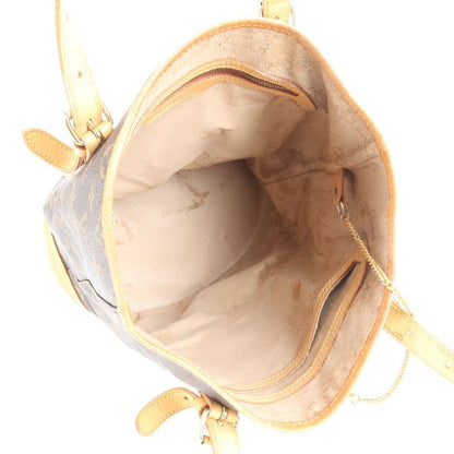 Louis Vuitton Monogram Bucket GM M42236 Leather Tote Bag Shoulder Brown A4