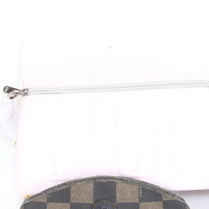 Summary 6-Piece Set Louis Vuitton Fendi Dior Summary Pecan Leather Clutch Bag