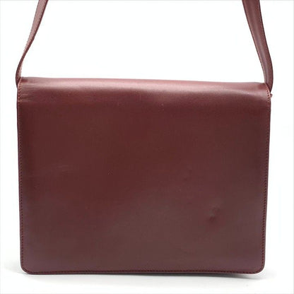 Cartier Must Line Vintage Leather Shoulder Bag Crossbody Gold