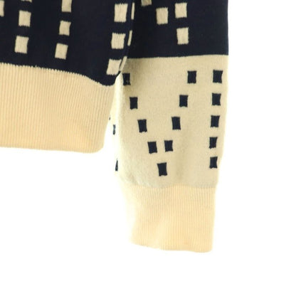 Louis Vuitton Signature Chunky Stripe Pullover Knit Sweater Long Sleeve XS