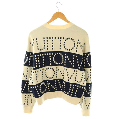 Louis Vuitton Signature Chunky Stripe Pullover Knit Sweater Long Sleeve XS