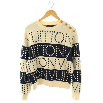 Louis Vuitton Signature Chunky Stripe Pullover Knit Sweater Long Sleeve XS