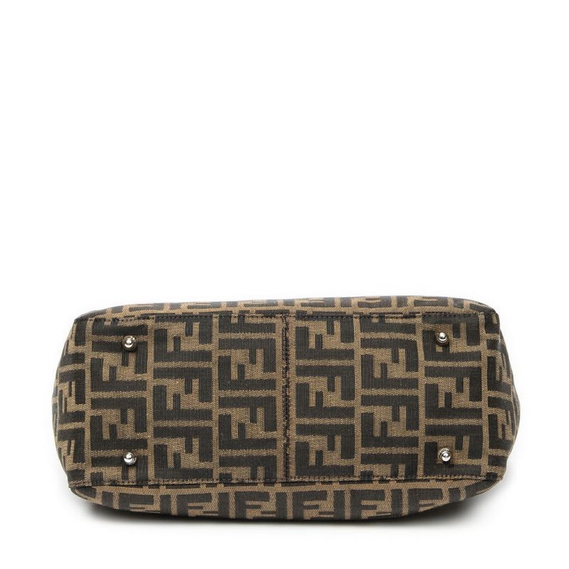 Fendi Small FF Open Tote Brown Zucca Canvas