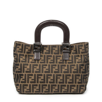 Fendi Small FF Open Tote Brown Zucca Canvas
