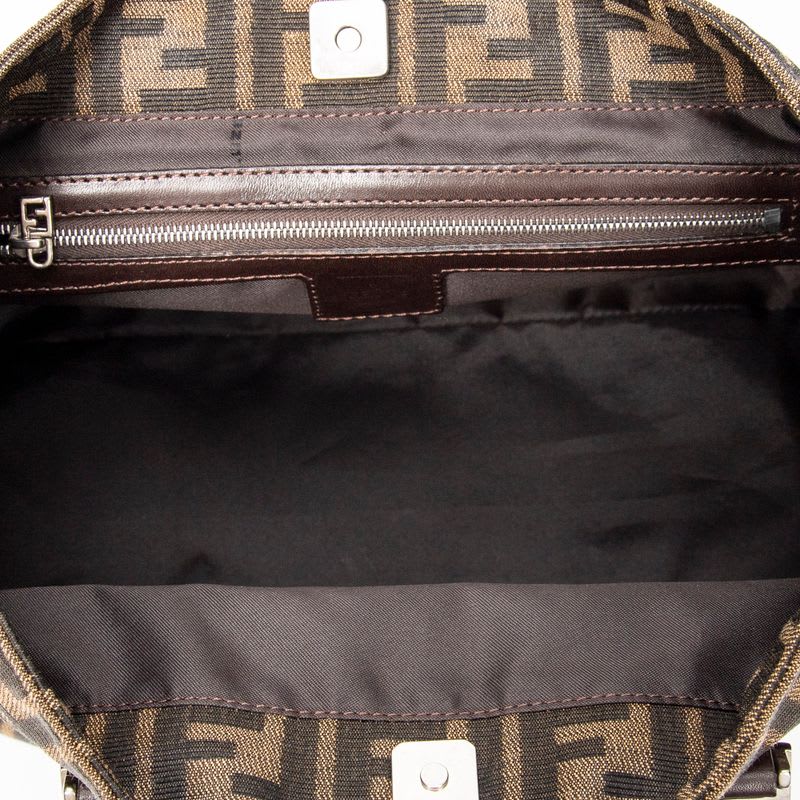 Fendi Small FF Open Tote Brown Zucca Canvas