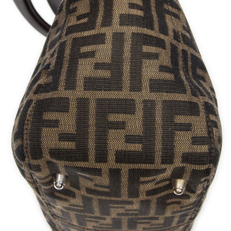 Fendi Small FF Open Tote Brown Zucca Canvas