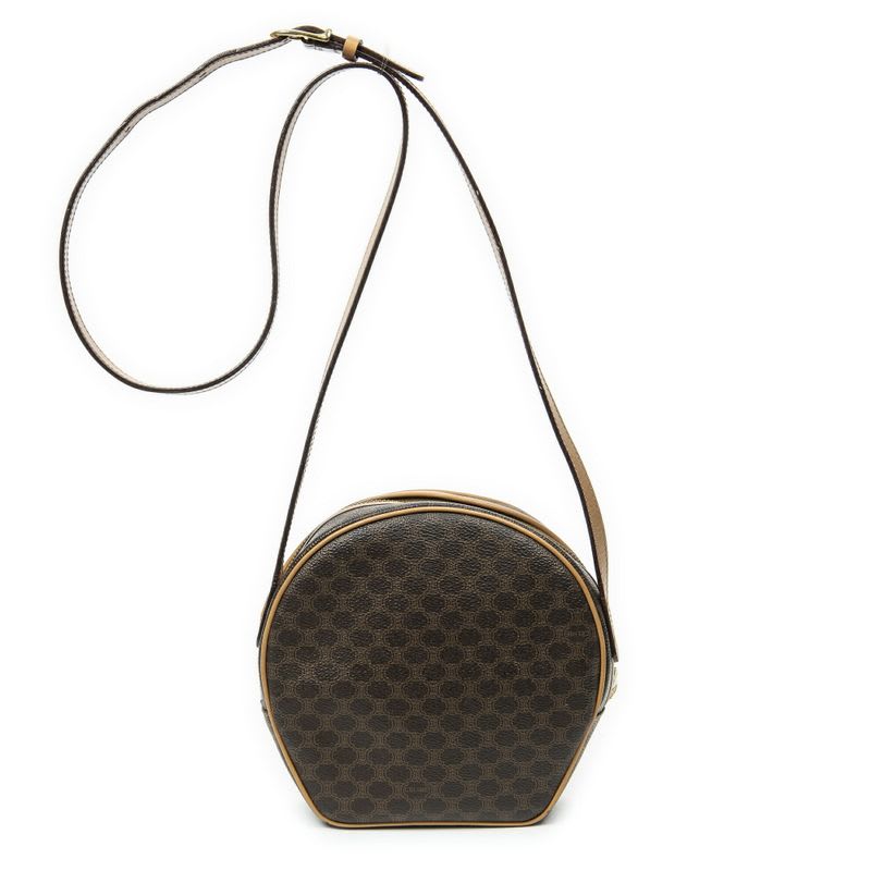 Celine Brown Beige Macadam PVC Canvas