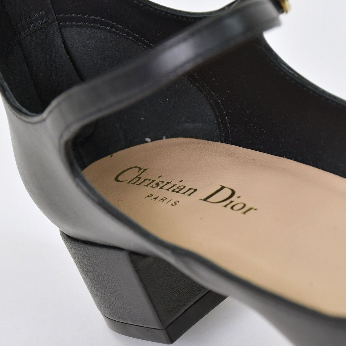 Dior Bondage Strap Long Boots Pumps Black — view 6