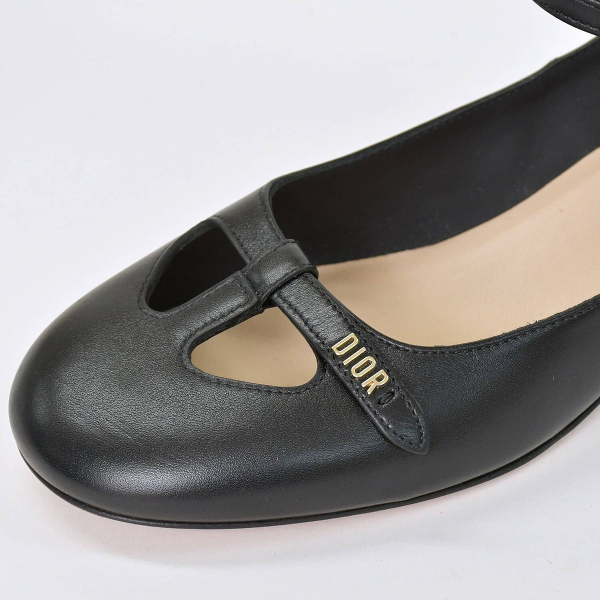 Dior Bondage Strap Long Boots Pumps Black — view 5