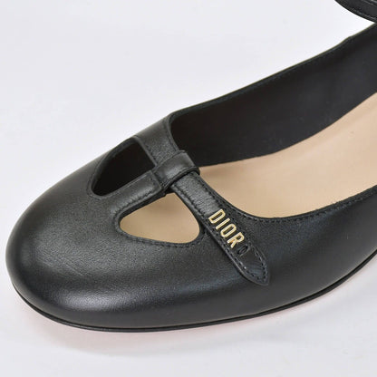 Dior Bondage Strap Long Boots Pumps Black — view 5