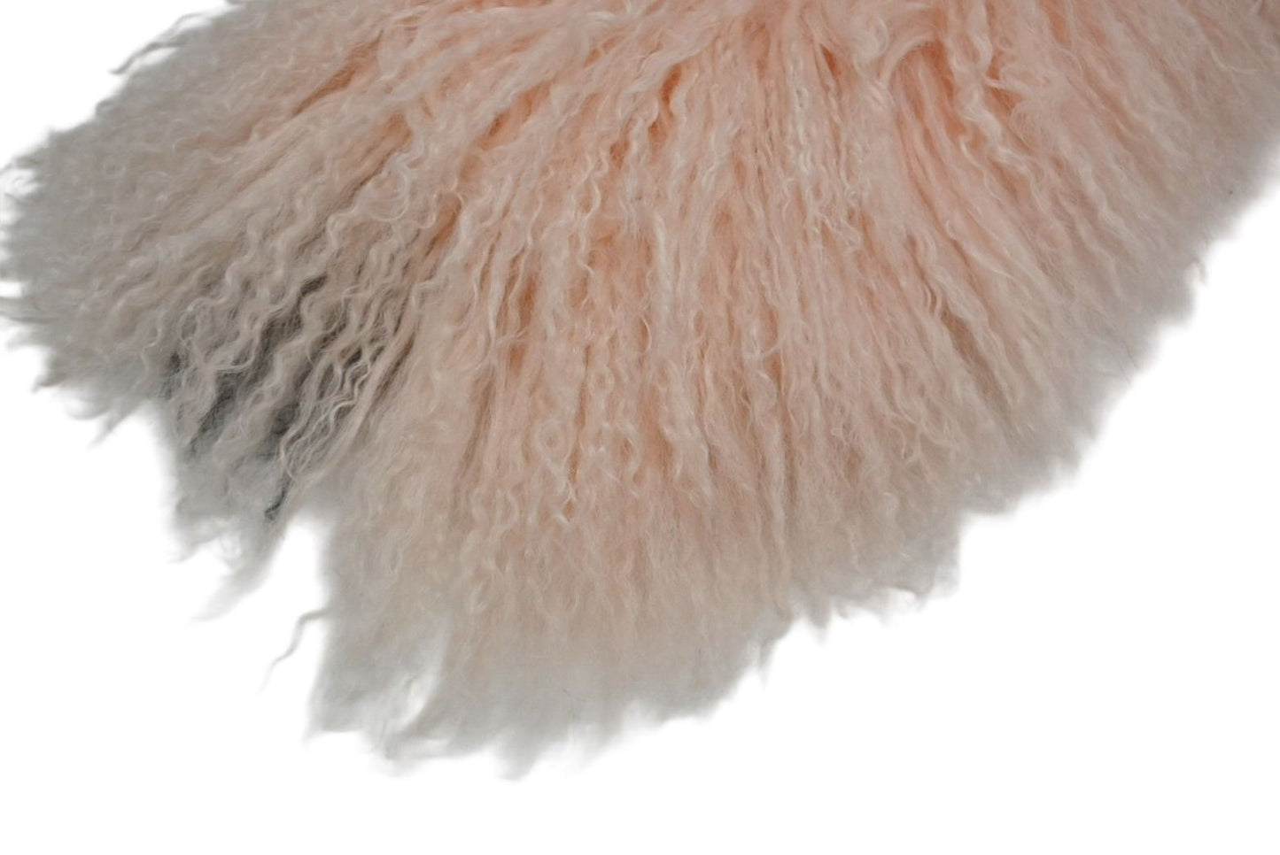 Fendi Fur Coat Lamb Silk Fur Pink Black — view 7