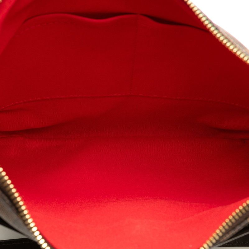 Louis Vuitton Damier Bloomsbury PM Crossbody Shoulder Bag N42251 Brown PVC