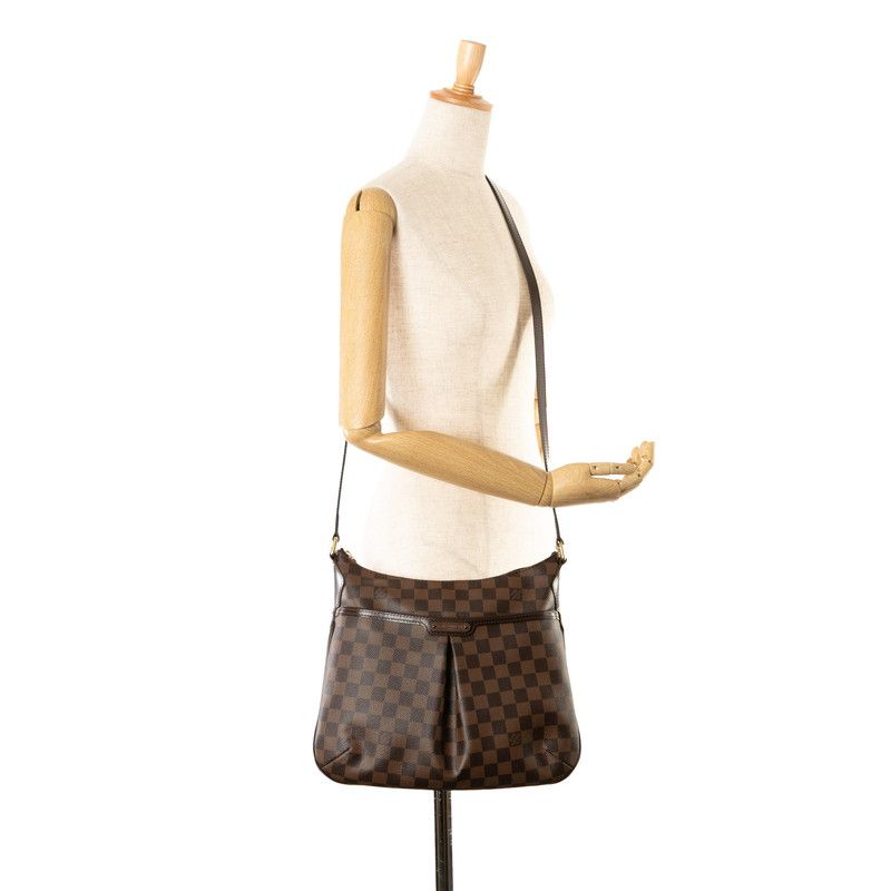 Louis Vuitton Damier Bloomsbury PM Crossbody Shoulder Bag N42251 Brown PVC
