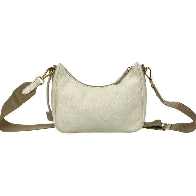 Prada Re Edition Saffiano Leather Semi One Chain Shoulder Bag
