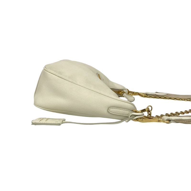 Prada Re Edition Saffiano Leather Semi One Chain Shoulder Bag