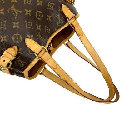 Louis Vuitton Batignolles Vertical Monogram Leather Tote Bag Semi Shoulder Bag