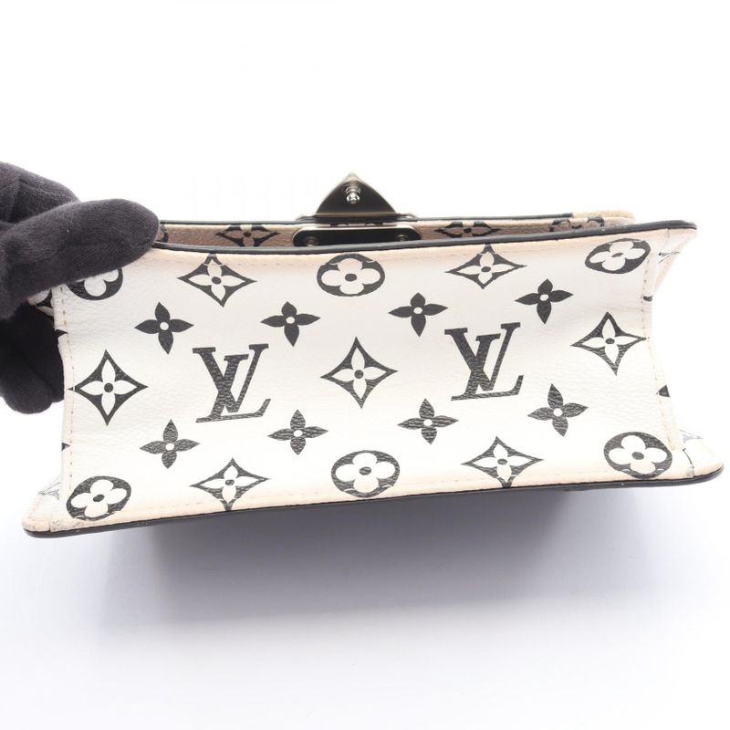 Louis Vuitton Shoulder Bag Winewood PM M90445 Noir Black White PVC Coated