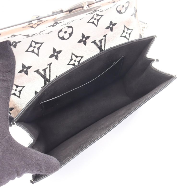 Louis Vuitton Shoulder Bag Winewood PM M90445 Noir Black White PVC Coated