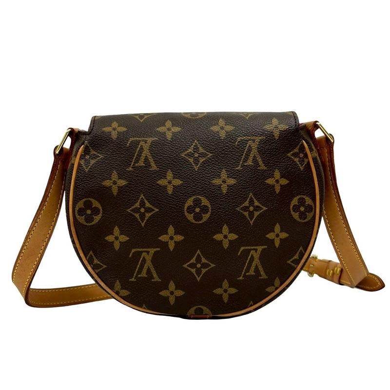 Louis Vuitton Tamburan Monogram Leather Mini Shoulder Bag With Pochette