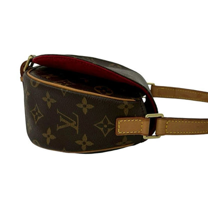 Louis Vuitton Tamburan Monogram Leather Mini Shoulder Bag With Pochette