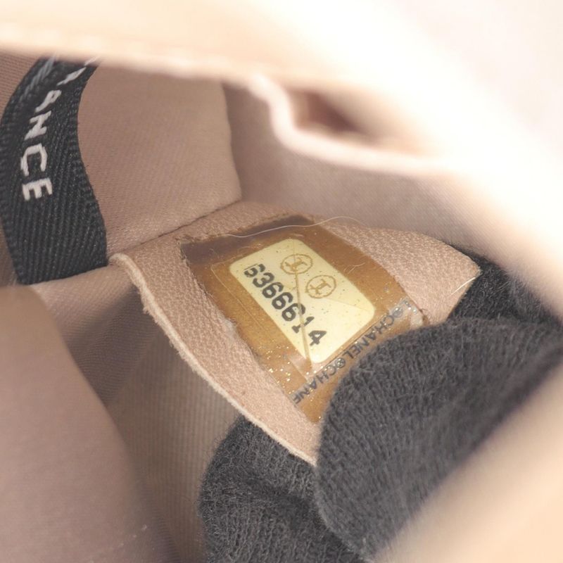 Chanel Shoulder Bag New Travel Line Chocolate Bar A15316 Beige Leather New