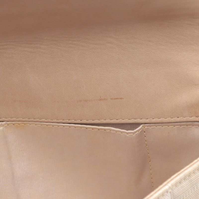 Chanel Shoulder Bag New Travel Line Chocolate Bar A15316 Beige Leather New