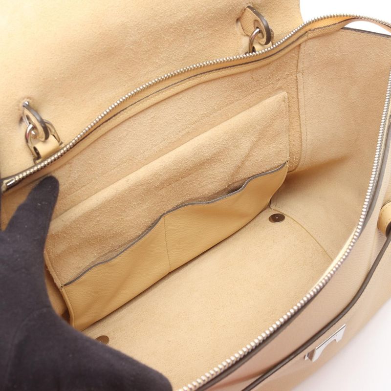 Celine Handbag Belt Bag Mini Belt Bag Mini 176103 Beige Leather Mini Belt Bag