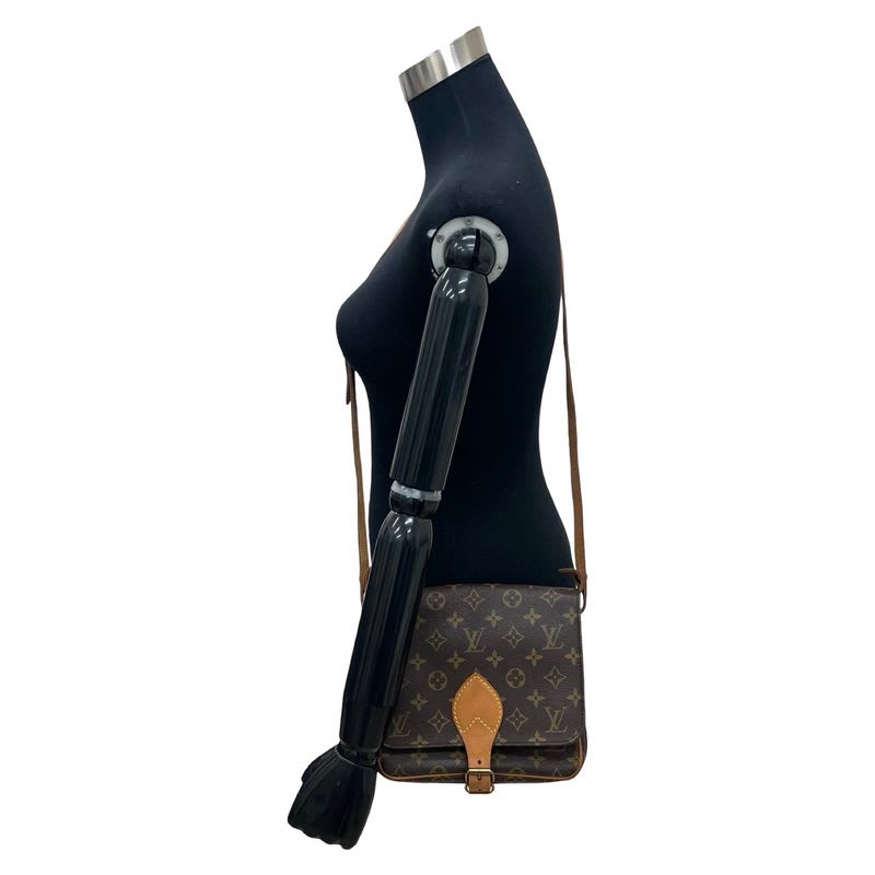 Louis Vuitton Cartesier MM Monogram Pattern Leather