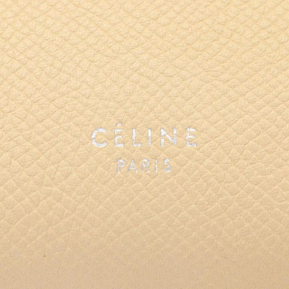 Celine Handbag Belt Bag Mini Belt Bag Mini 176103 Beige Leather Mini Belt Bag