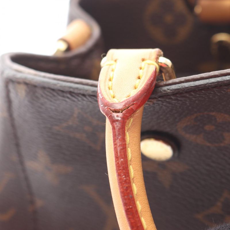 Louis Vuitton Handbag Montaigne BB M41055 PVC Coated Canvas Leather Montaigne