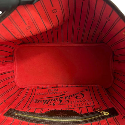 Louis Vuitton Neverfull PM Damier Leather Tote Bag Semi Shoulder Bag Handbag