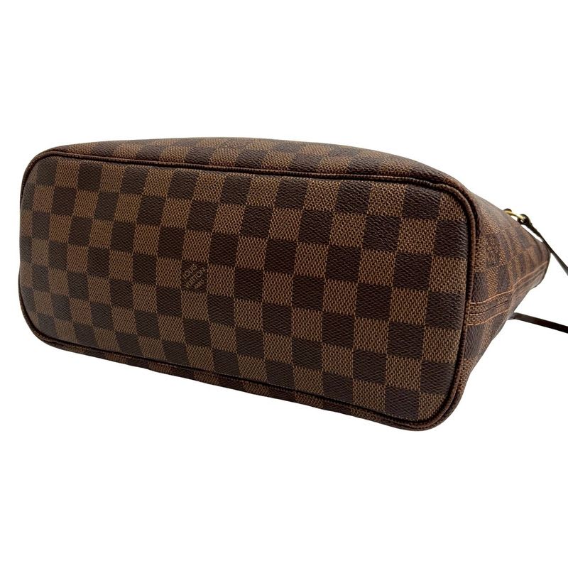 Louis Vuitton Neverfull PM Damier Leather Tote Bag Semi Shoulder Bag Handbag