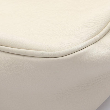 Gucci Shoulder Bag Soho Disco Bag Interlocking G 308364 White Leather Soho
