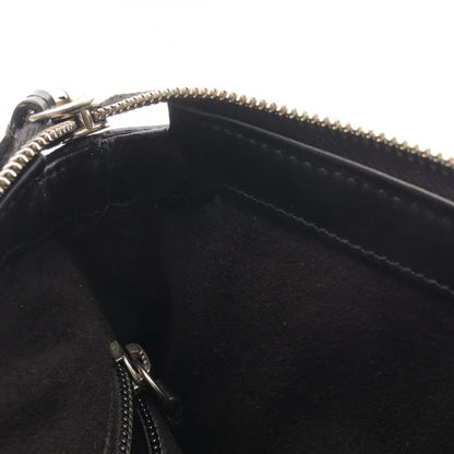 Gucci Shoulder Bag GG Kaleido Bee 471466 Black Beige PVC Coated Canvas Leather