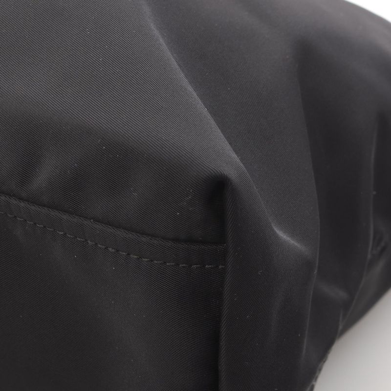 Prada Tote Bag Cahier Trompe L'oeil Black Green Red Nylon Saffiano Leather