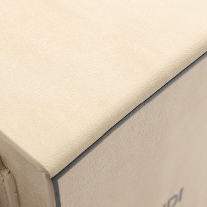 Fendi Shoulder Bag Box 7va519 Beige Leather Box Shoulder Unisex Used B