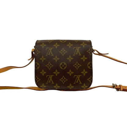 Louis Vuitton Vintage Cartesier Monogram Leather Mini Shoulder Bag Pochette