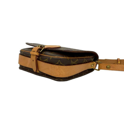 Louis Vuitton Vintage Cartesier Monogram Leather Mini Shoulder Bag Pochette